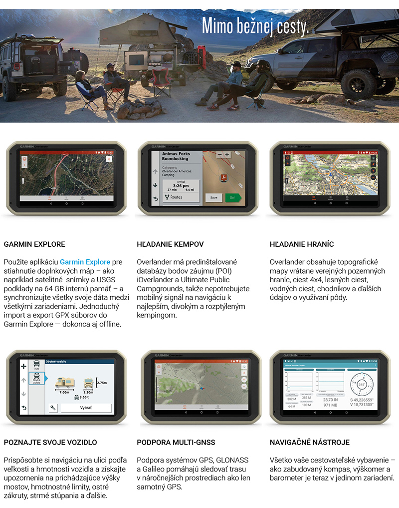 Overlander vlastnosti